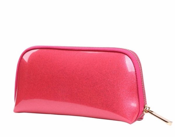 Colorful Patent Leather Cosmetic Bag