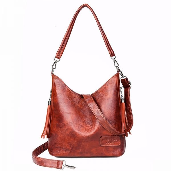 Luxury Handbags Women Bags   Female Leather Shoulder Bag Vintage Top-handle Bags Vintage Casual Tote Bag Female New