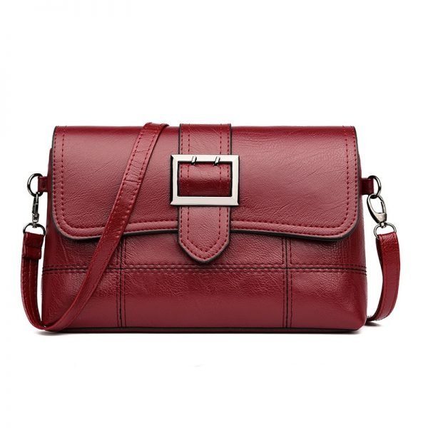 Women Bags  Shoulder Bag Fashion Handbag and Purse PU Leather Crossbody Bags for Women  New Black&Red