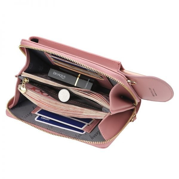 New Women Casual Wallet  Cell Phone Wallet Big Card Holder