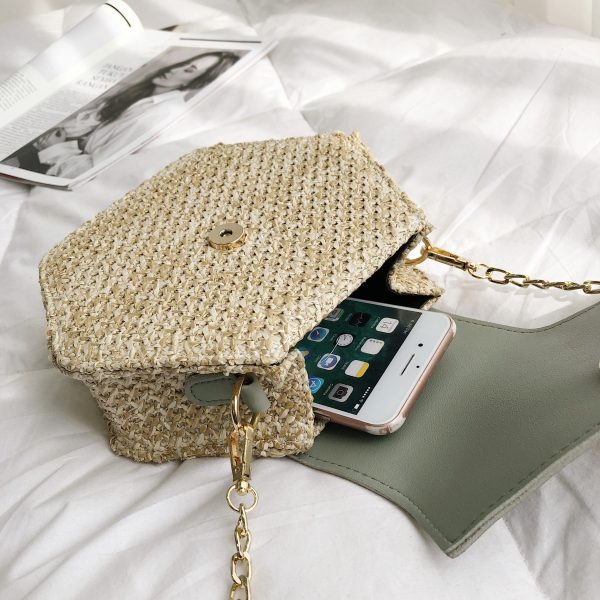 Mulit style straw leather handbag | Bohemia